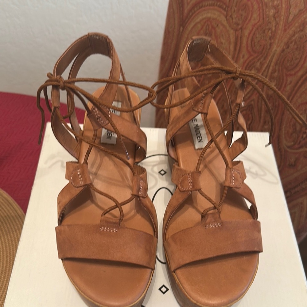 Steve Madden Tan Gladiator Sandals